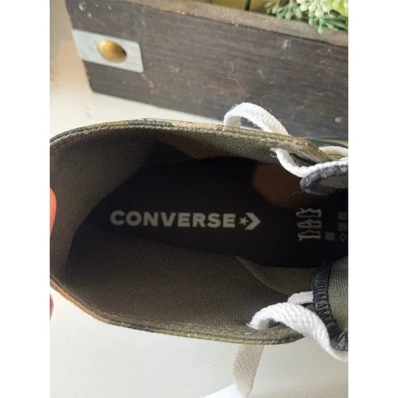 Converse Chuck Taylor All Star High Top Camo Orange Mens 13 Sneaker - Picture 5 of 9